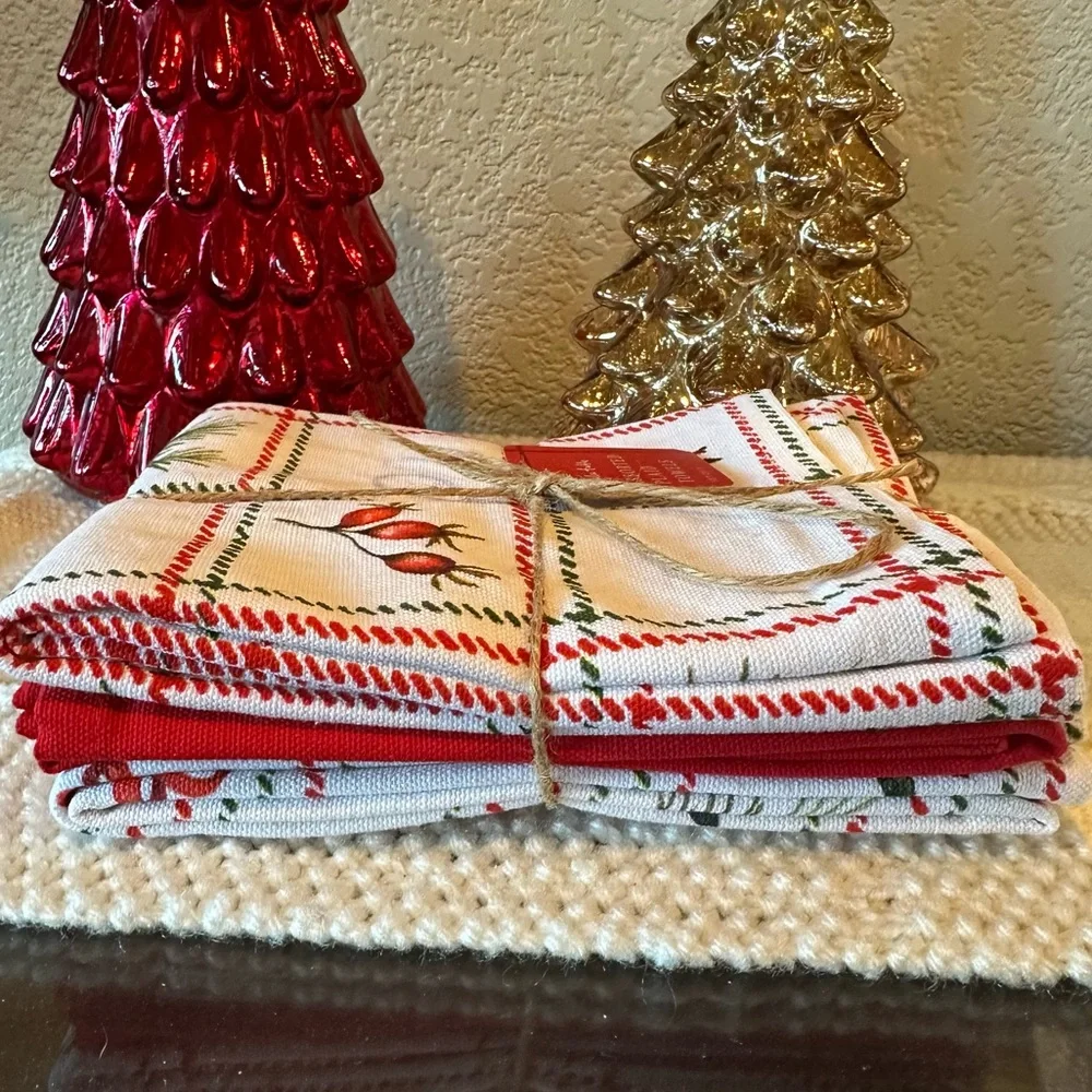 Sur La Table Plaid Towel Set